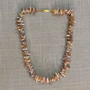 Vintage Napier faux stick pearl necklace